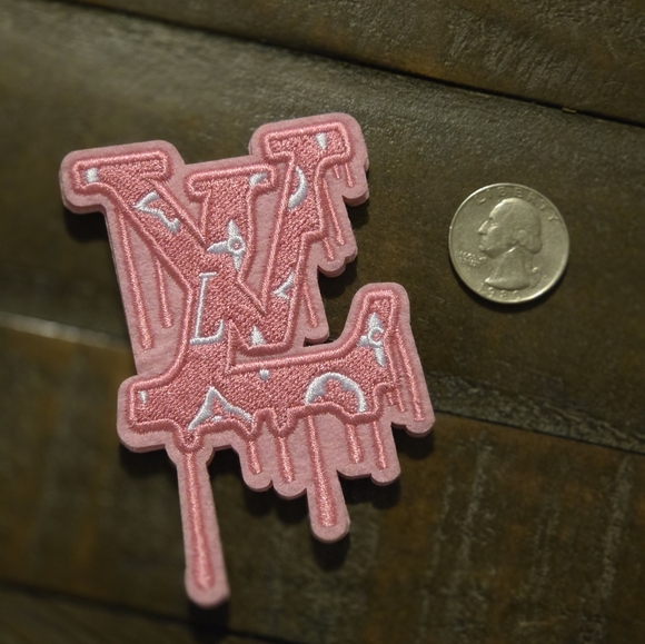 Accessories - Pink Drip Fashion Iron-on Patch